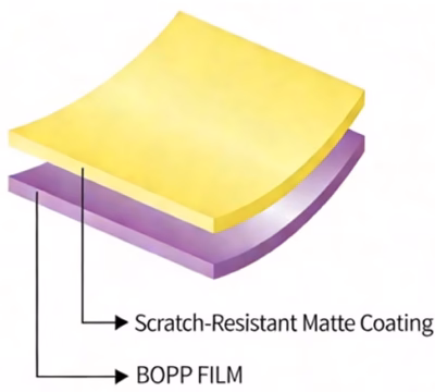 BOPP Anti-Scratch Matt Film - Keyful BOPP-SAS-M
