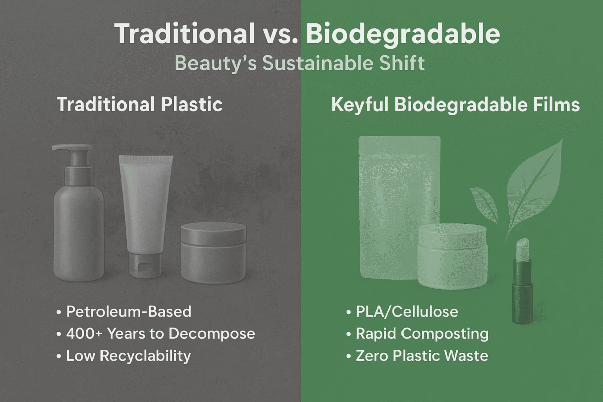 Biodegradable vs. Traditional Cosmetic Packaging A Sustainable Choice