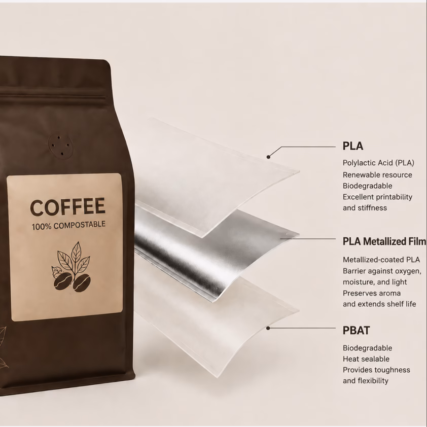 From Plastic to CompostablePractical Applications of Biodegradable Materials in Flexible Packaging